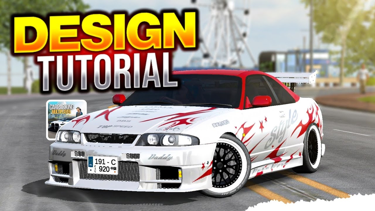 Nissan Gtr R33 Easy DESIGN Tutorial in Car Parking Multiplayer New Update
