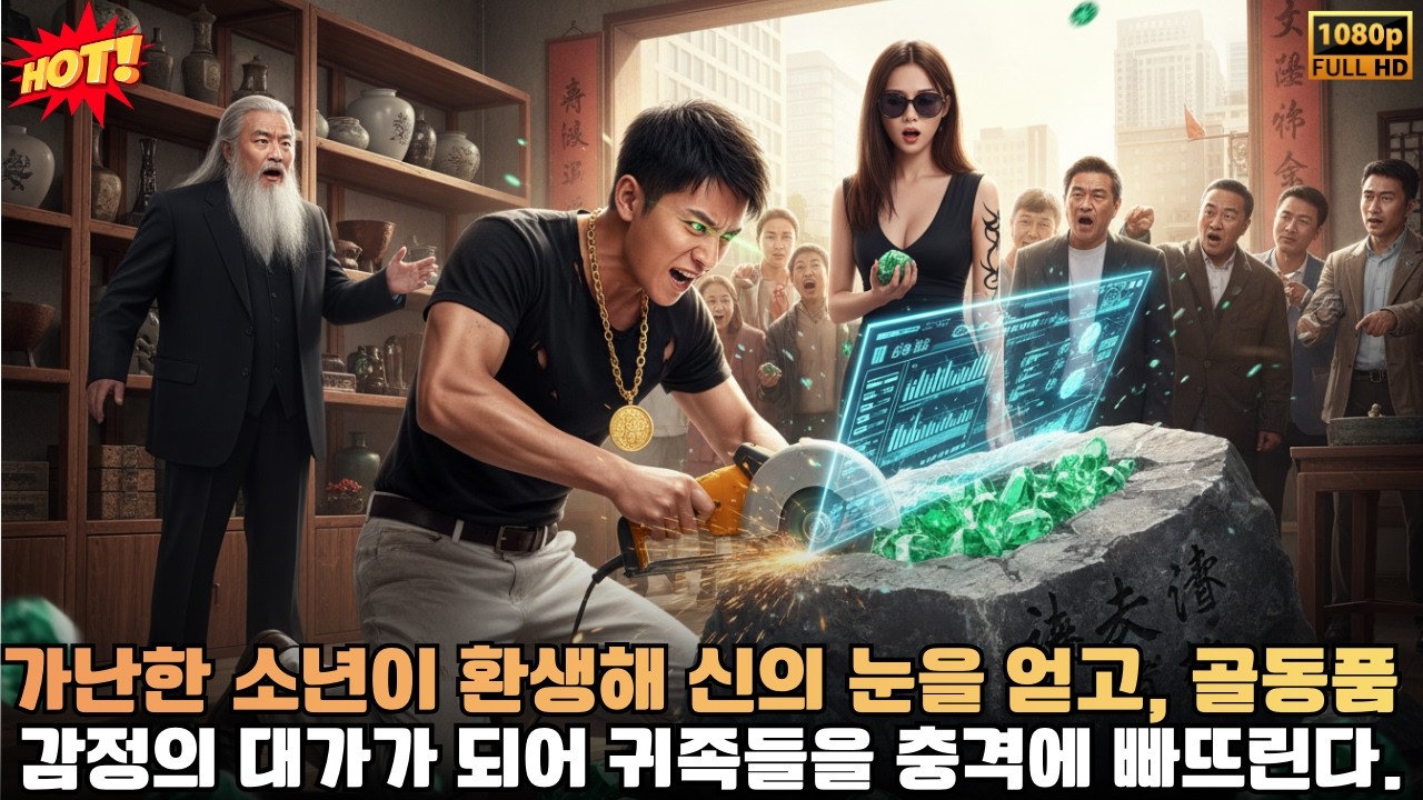가난한 소년이 환생해 신의 눈을 얻고, 골동품 감정의 대가가 되어 귀족들을 충격에 빠뜨린다.