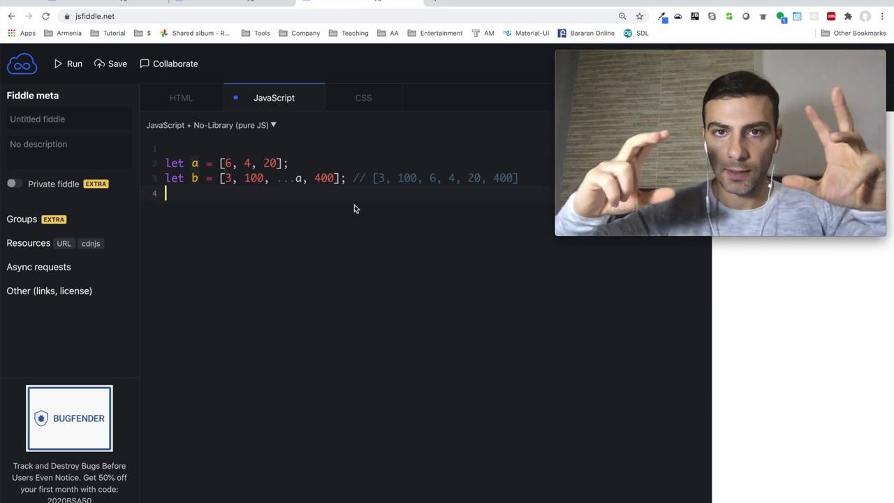 Javascript - 'spread' օպերատոր ( ... )