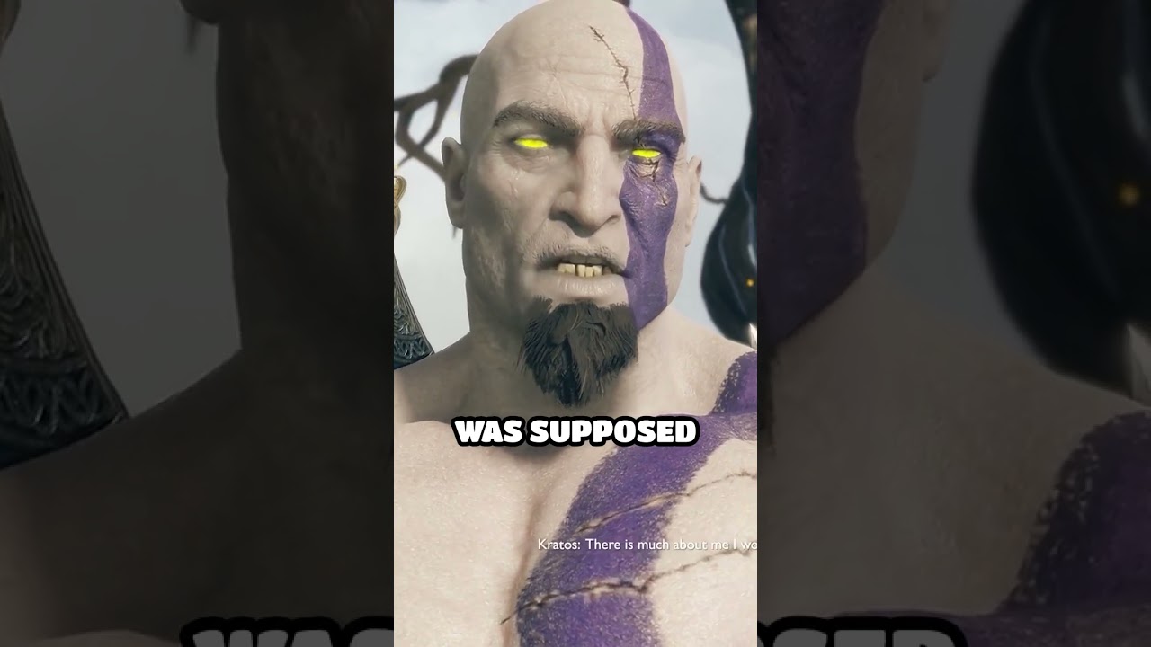When Kratos had BLUE Tattoos...  #shorts #godofwar #godofwarragnarok