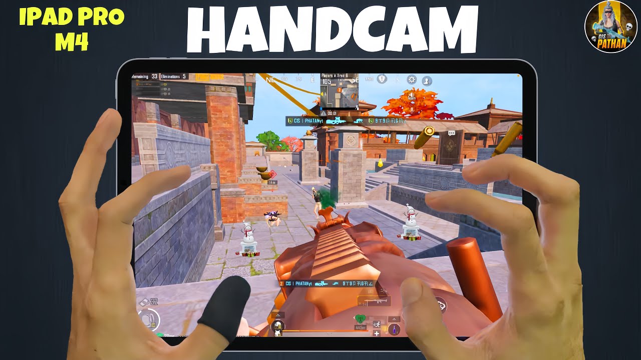 IPAD PRO M4 ❤️ PUBG HANDCAM 😍 120FPS 🔥 PUBG TEST/ Gameplay/ Gyro / BEST SENSETIVITY