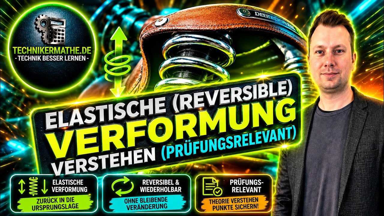 Elastische Verformung [Reversible] 🟢 Werkstofftechnik optimal für Ingenieure & Techniker [2022]