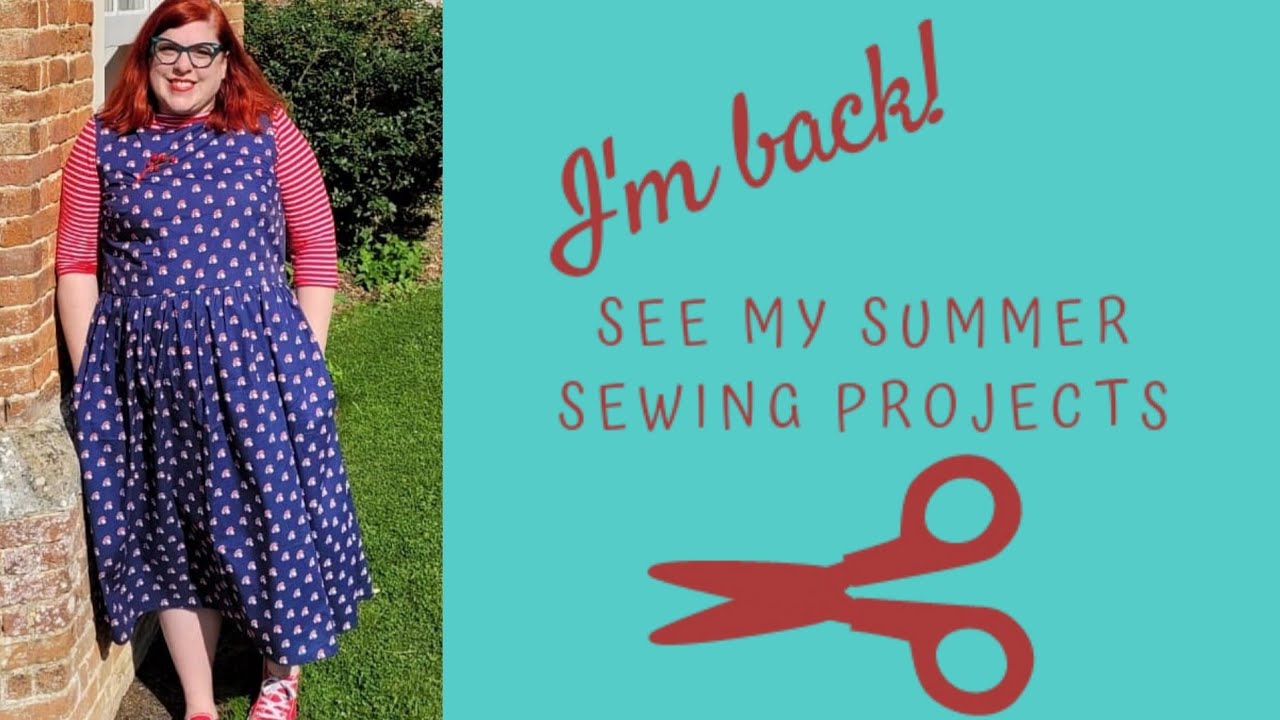 Welcome back! My summer sewing projects inc my many Bakerloo dresses!!!