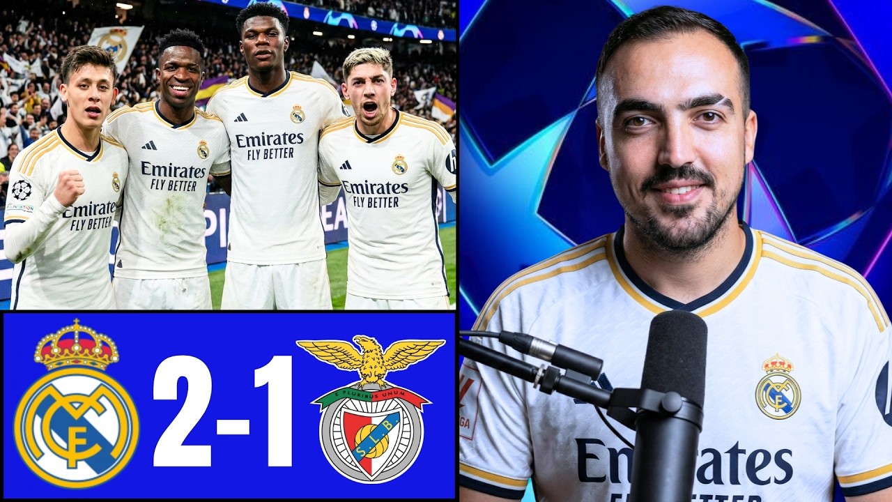 Arda Güler'in Benfica Maçı Performansı | Real Madrid 2-1 BEnfica | Şampiyonlar Ligi
