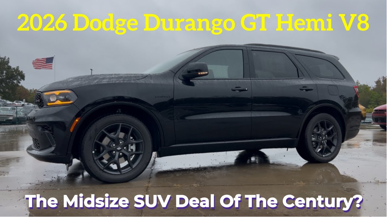 Dodge Durango GT Hemi V8 2026 года: среднеразмерный внедорожник, ВЫГОДНОЕ ПРЕДЛОЖЕНИЕ ВЕКА!