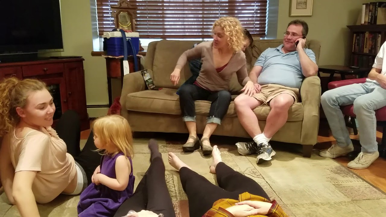 Thanksgiving 2017 family cousins wrestle
