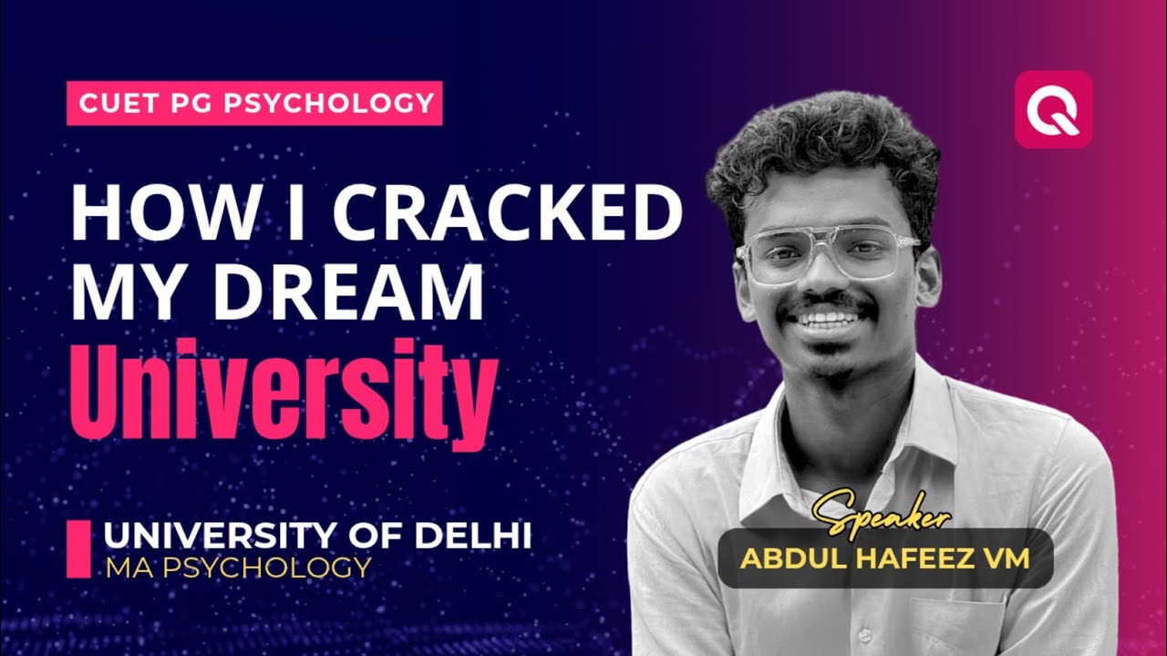 University of Delhi  | MA PSYCHOLOGY | How To Prepare For CUET PG Psychology | Malayalam | Psy-Q
