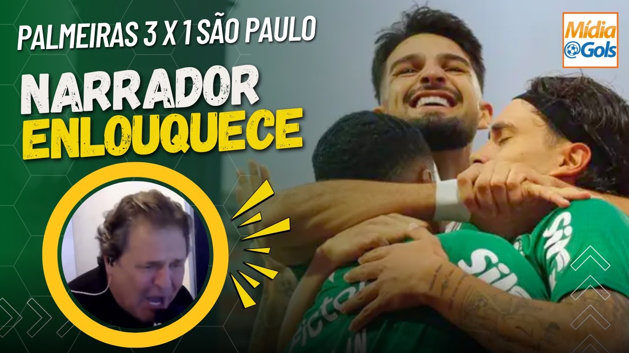 Narrador [FEZ CADA COISA] quando o PALMEIRAS marcava... Foi exagero?