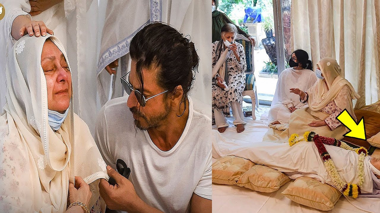 Shahrukh Khan,Dharmendra, Bollywood Stars Inside Heartbreaking moments at Dilip Kumar's House