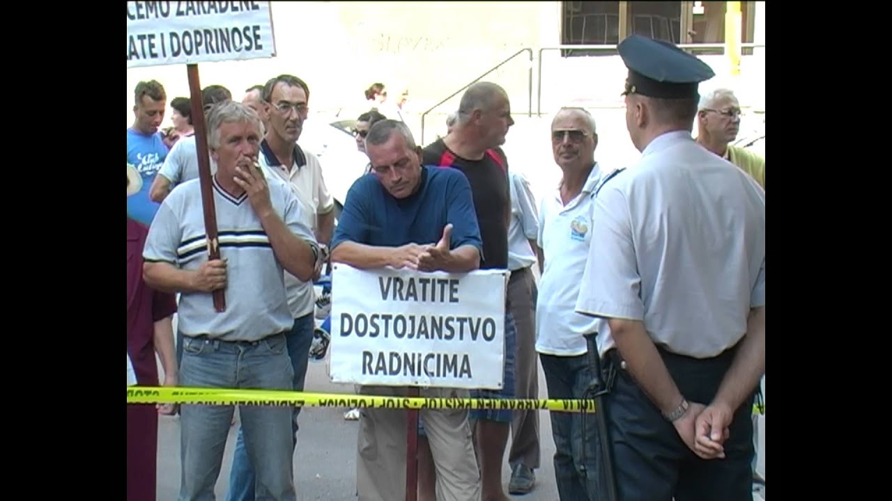 Dita protest ispred vlade TK - 19.08.2013