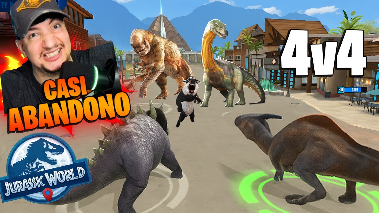 El &Uacute;LTIMO 4v4 (El M&Aacute;S DIFICIL) Buscando los MEJORES DINOSAURIOS Jurassic World Alive