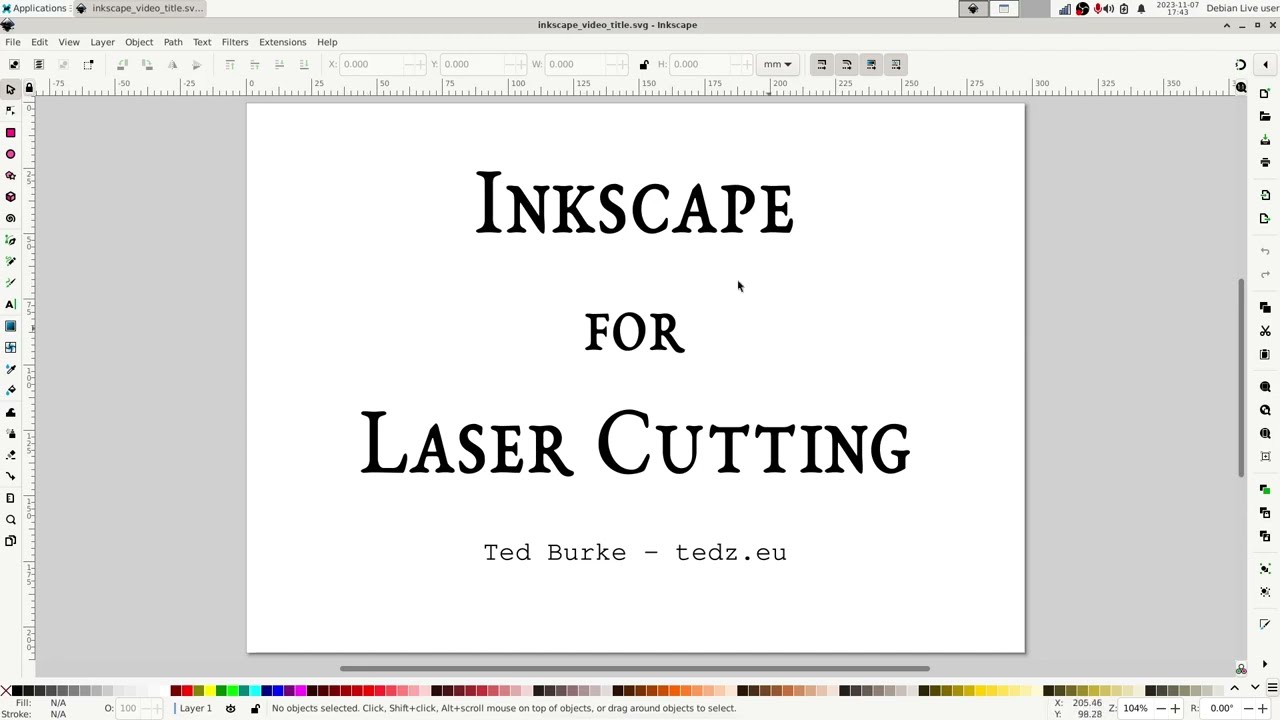 Inkscape для лазерной резки