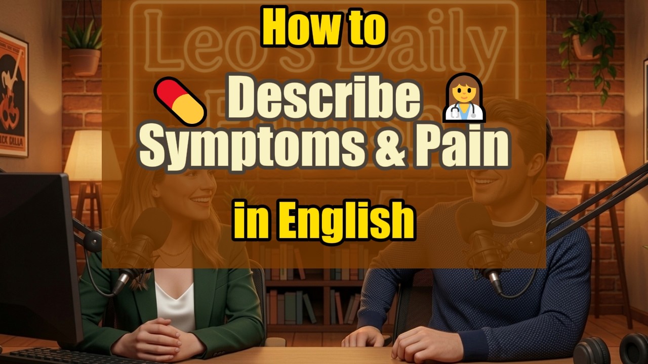 How to Describe Symptoms & Pain in English | English at the Doctor | Real Practice for Beginners