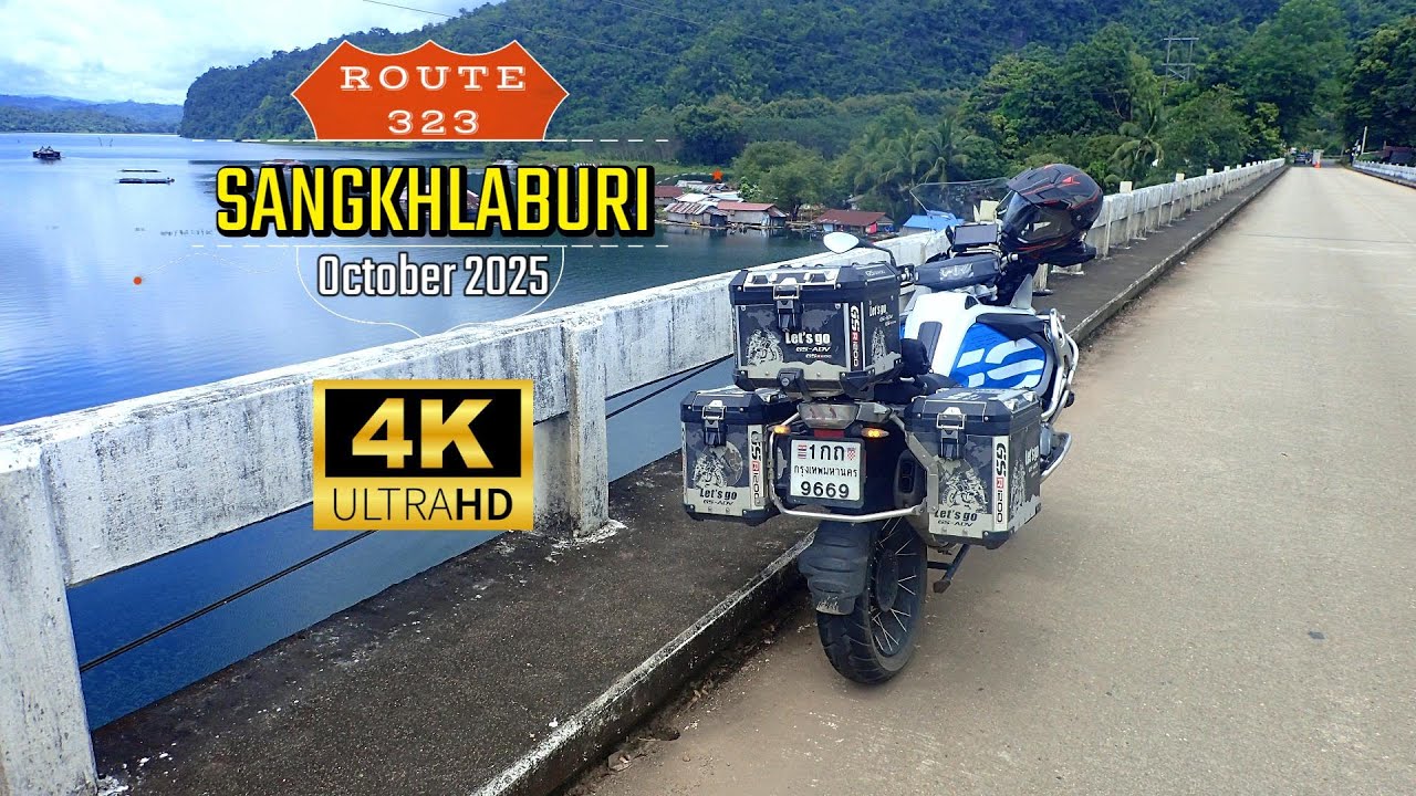 🇹🇭 Route 323 Sangkhlaburi | Kanchanaburi | BMW R1200GS Adv Full Ride Uncut Version