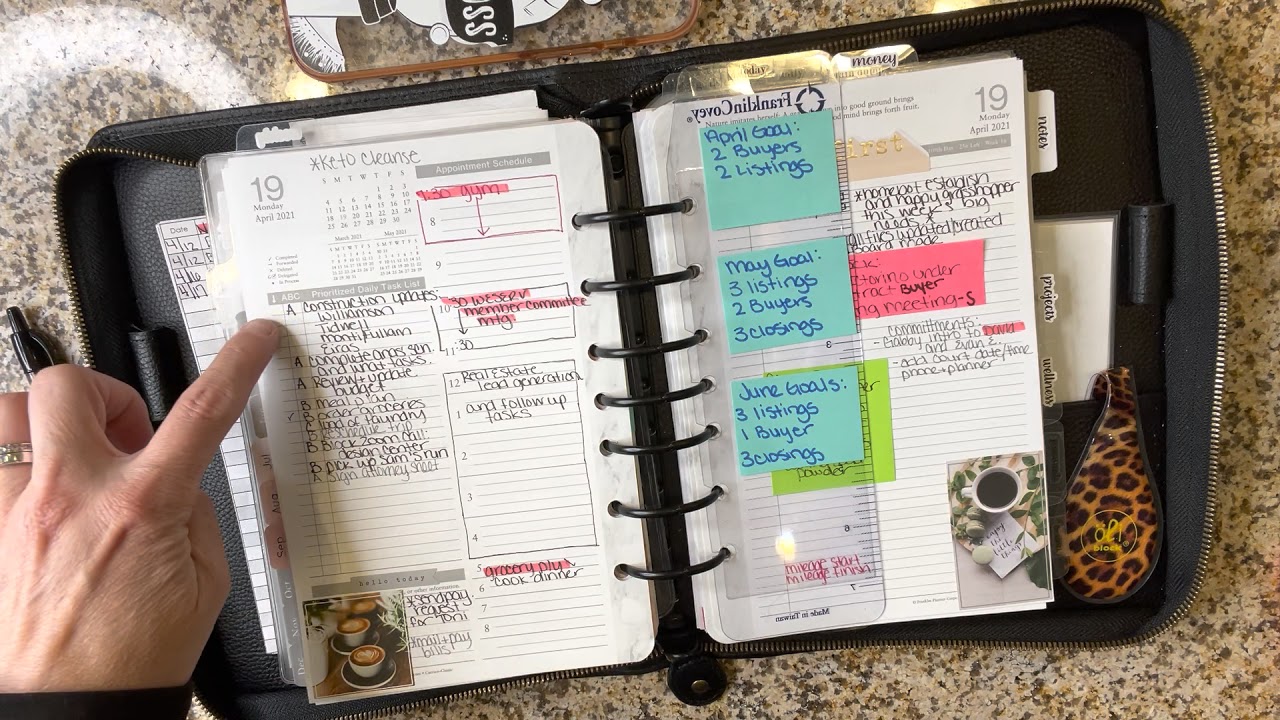Franklin Covey Classic: This week’s spread