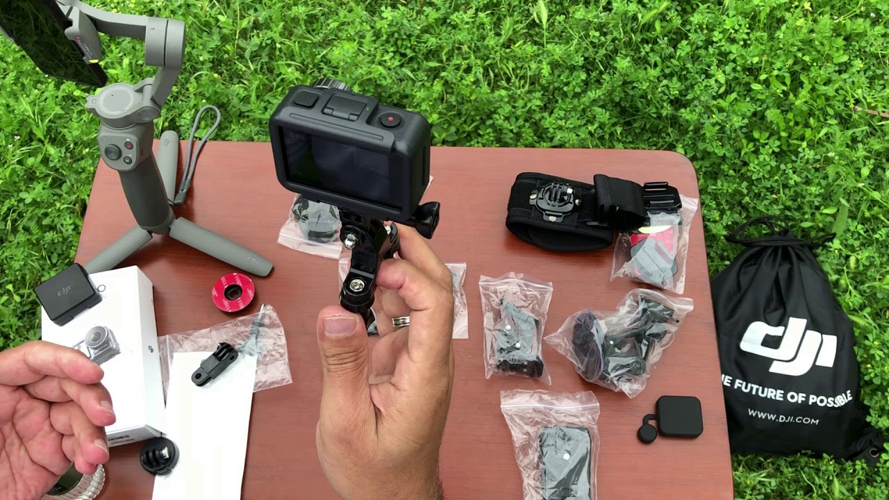 Aksiyon Kamerası Aksesuar Seti, DJİ Osmo Action Kamerayla Mükemmel Uyumu