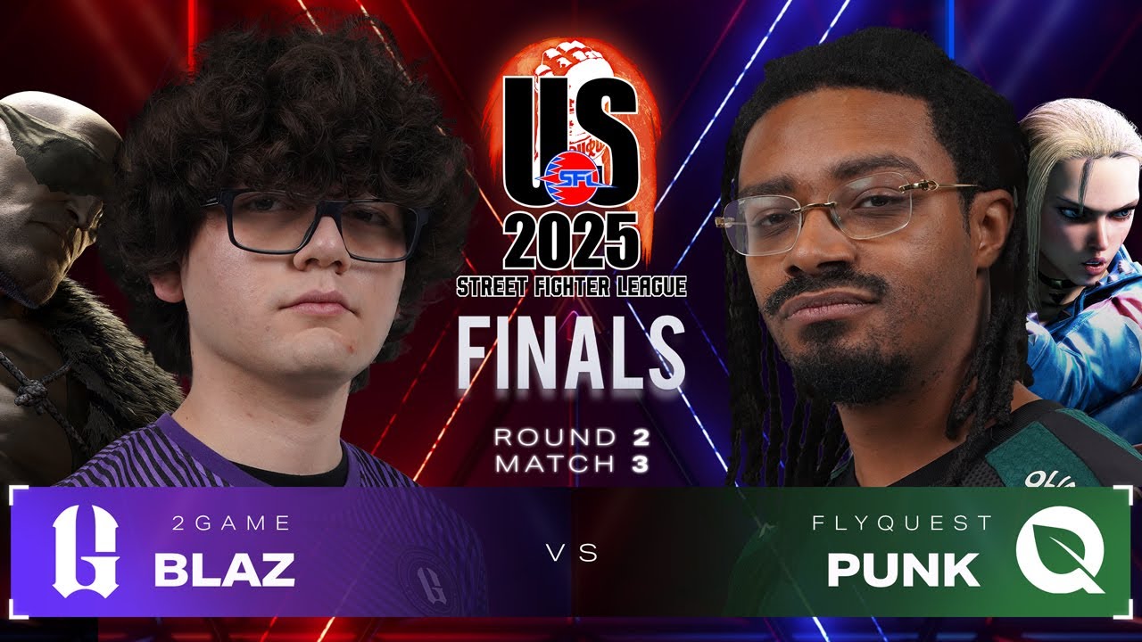 Blaz (Sagat) vs. Punk (Cammy) - Match 3 - 2Game vs. FlyQuest - SFL US Finals