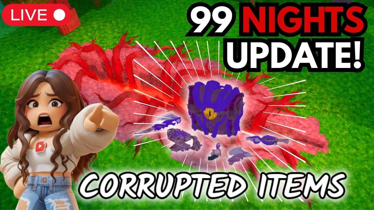 99 Nights in The Forest | NEW WEAPONS UPDATE! #live