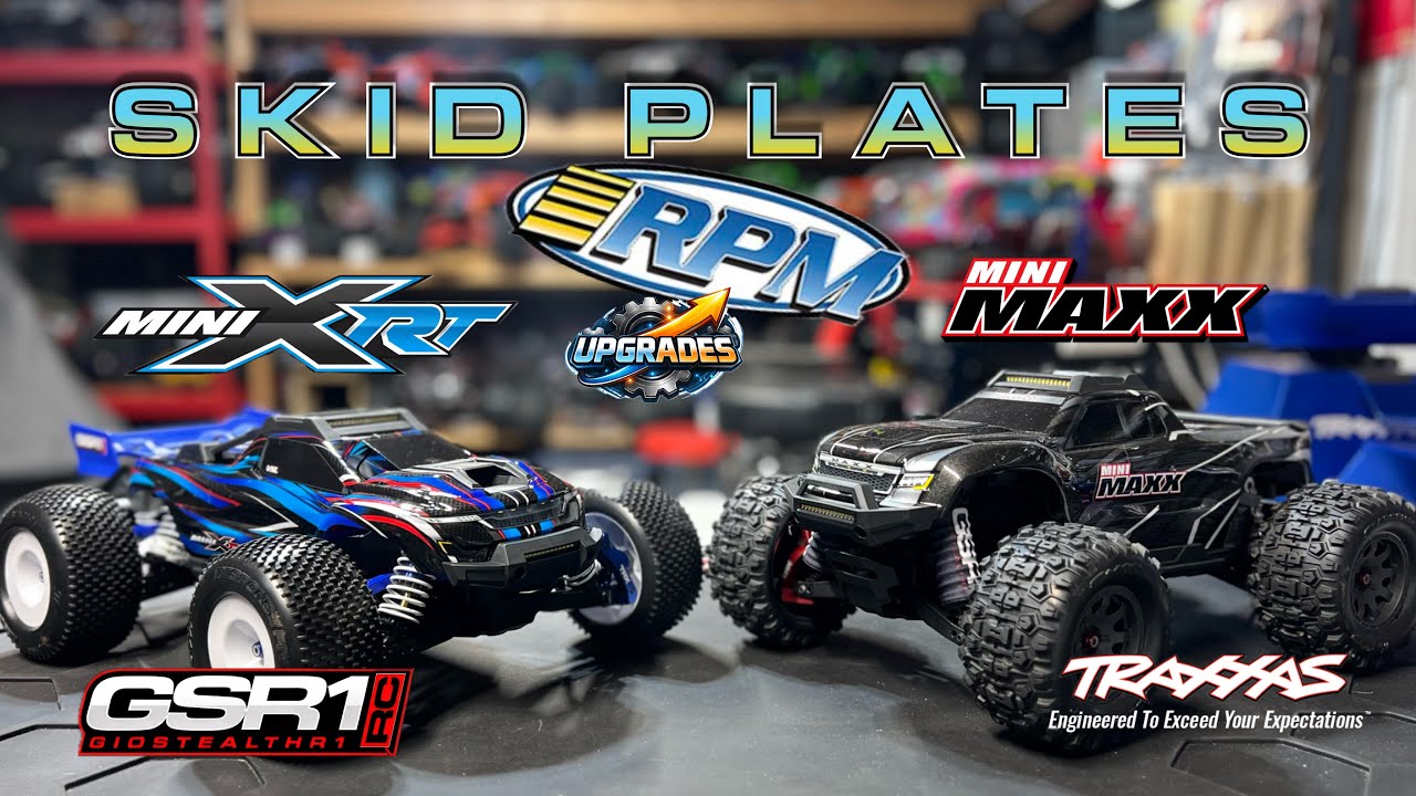 New RPM Skid Plates - Traxxas Mini XRT and Mini MAXX