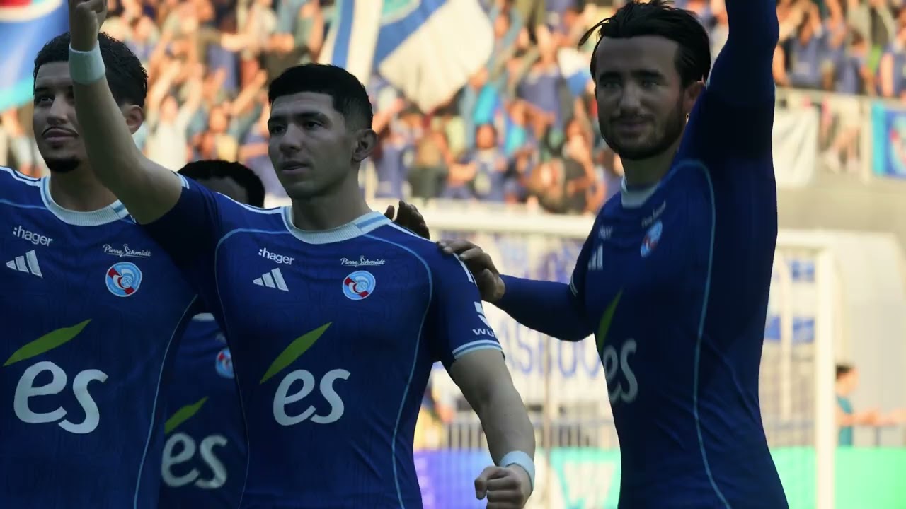 EA Sports FC 26 Геймплей: RC Страсбург Эльзас против Олимпик Лион - (Xbox Series X) [4K60FPS]
