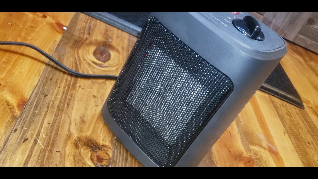 Temperature controlled plug in for space heater