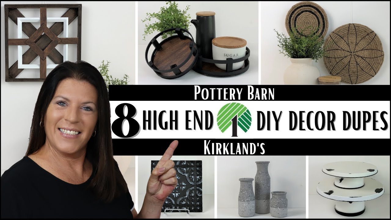 High End Dollar Tree Diy Decor Dupes/Pottery Barn and Kirklands Diy Decor Dupes