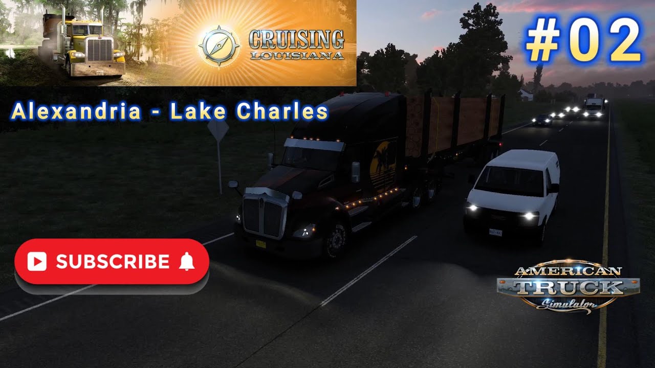 American truck simulator - Cap 02  -  Cruising Louisiana  Event #americantrucksimulator