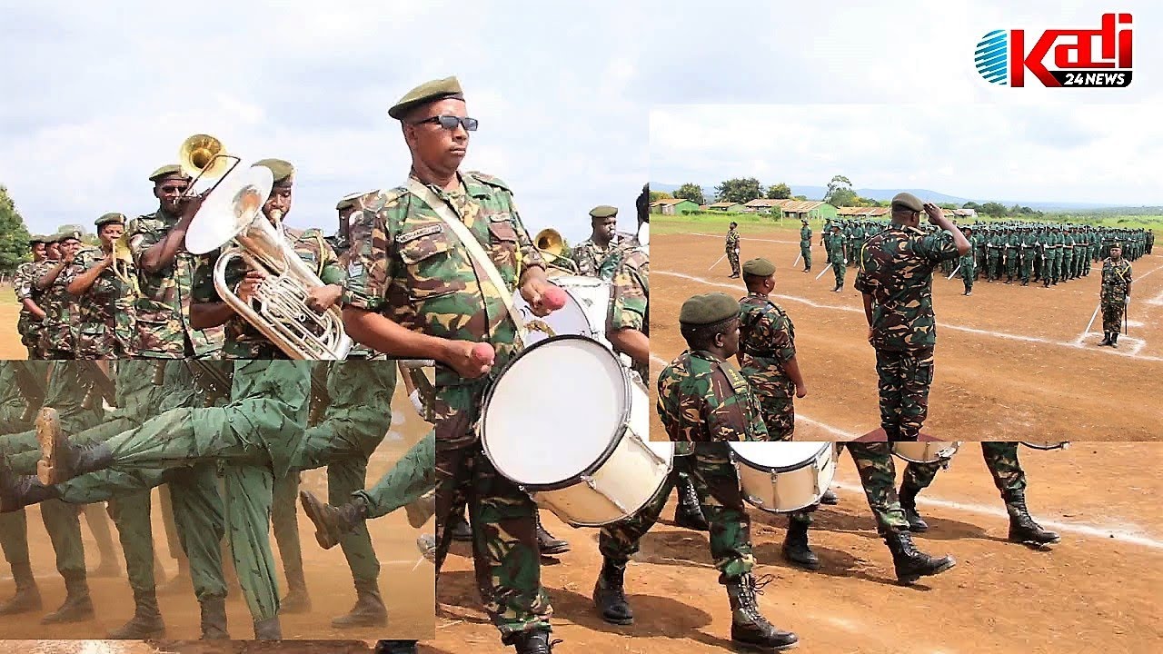 JKT MTABILA WAWASHA MORARI MBELE YA MAKAMANDA, BENDI WATIKISA KWA MIDUNDO YA NGOMA.
