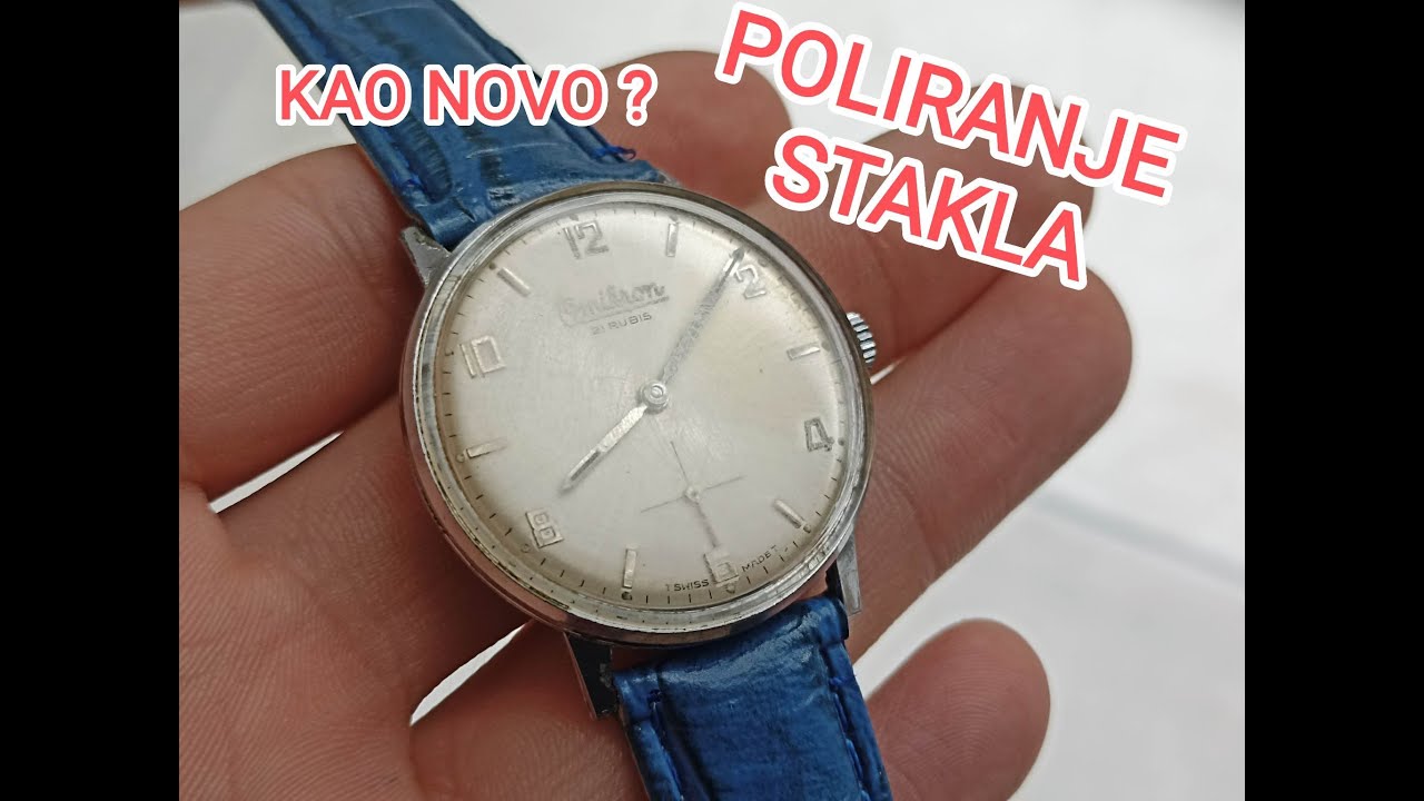 KAKO POLIRATI AKRILNO STAKLO NA VINTAGE OMIKRON SATU / How to polish an acrylic watch crystal
