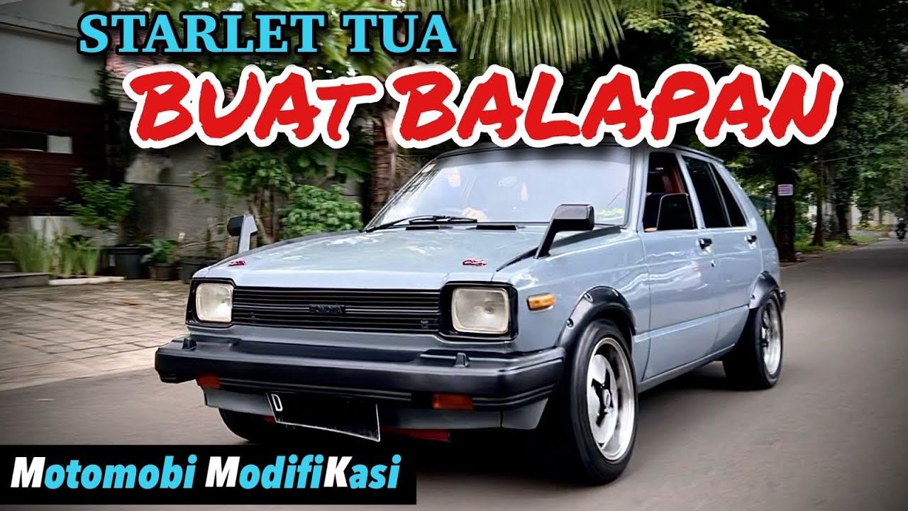 TOYOTA STARLET KP60 Gen.1 | Kawinan Antara Jepang dan Jerman | Motomobi Modifikasi