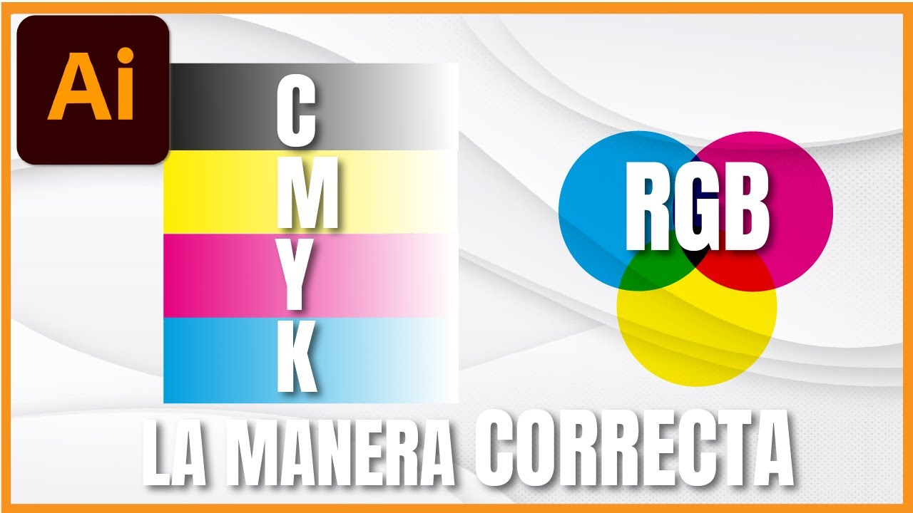 Diferencias entre RGB y CMYK en Adobe Illustrator 2026