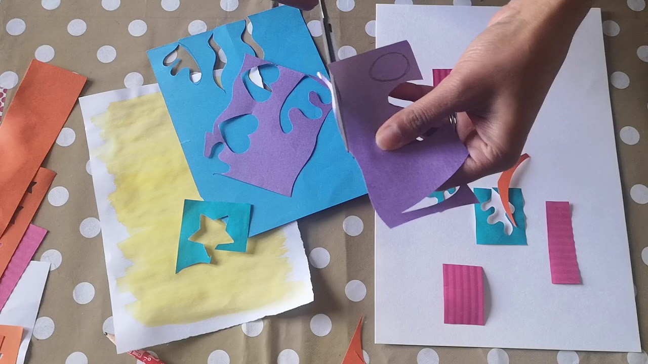 How to Create a Paper Collage Inspired by Henri Matisse.