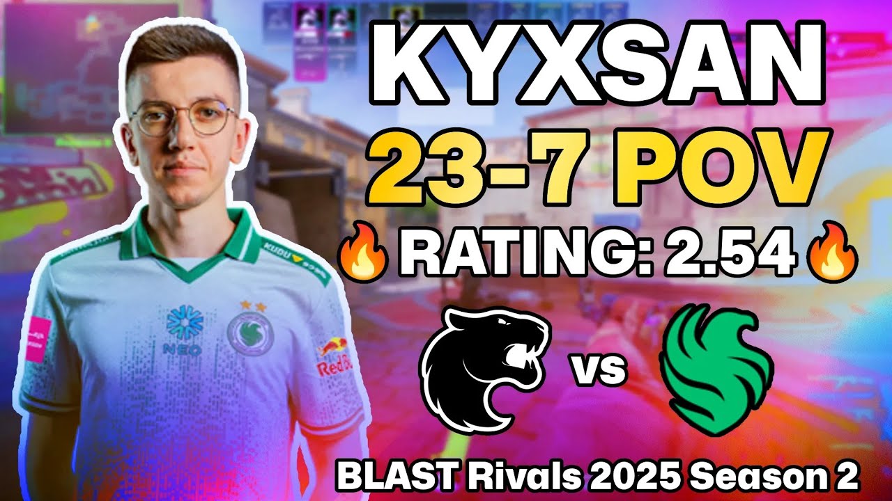 💥 KYXSAN POV: INFERNO ANNIHILATION vs FURIA! | GRAND FINAL BLAST Rivals 2025 Season 2