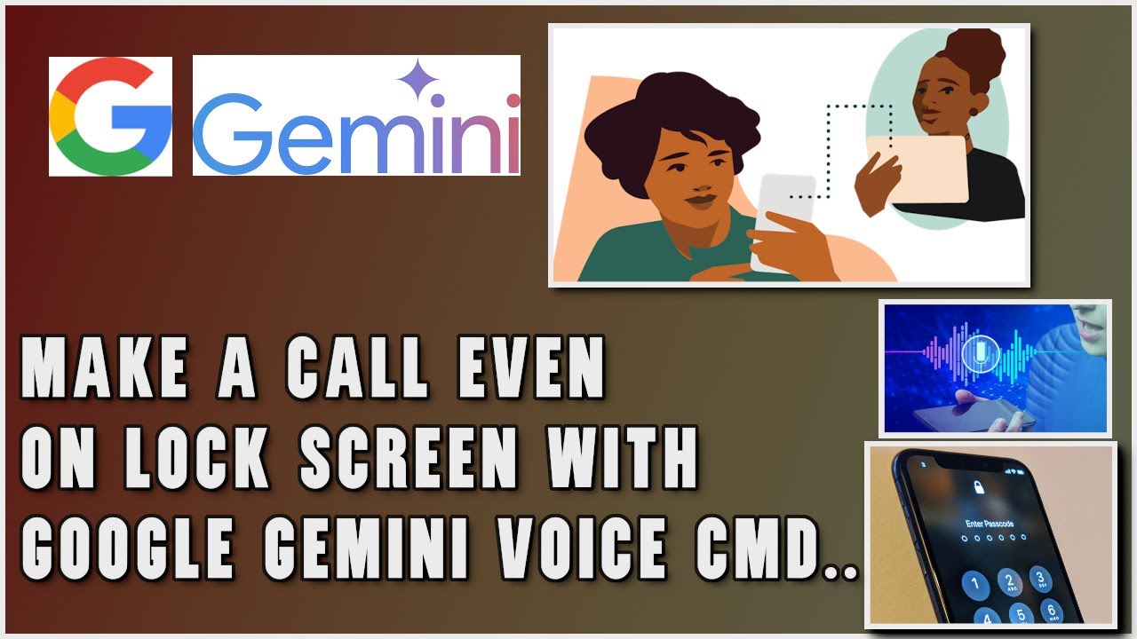 Совершайте звонки с помощью Google Gemini даже на заблокированном экране телефона. Узнайте, как