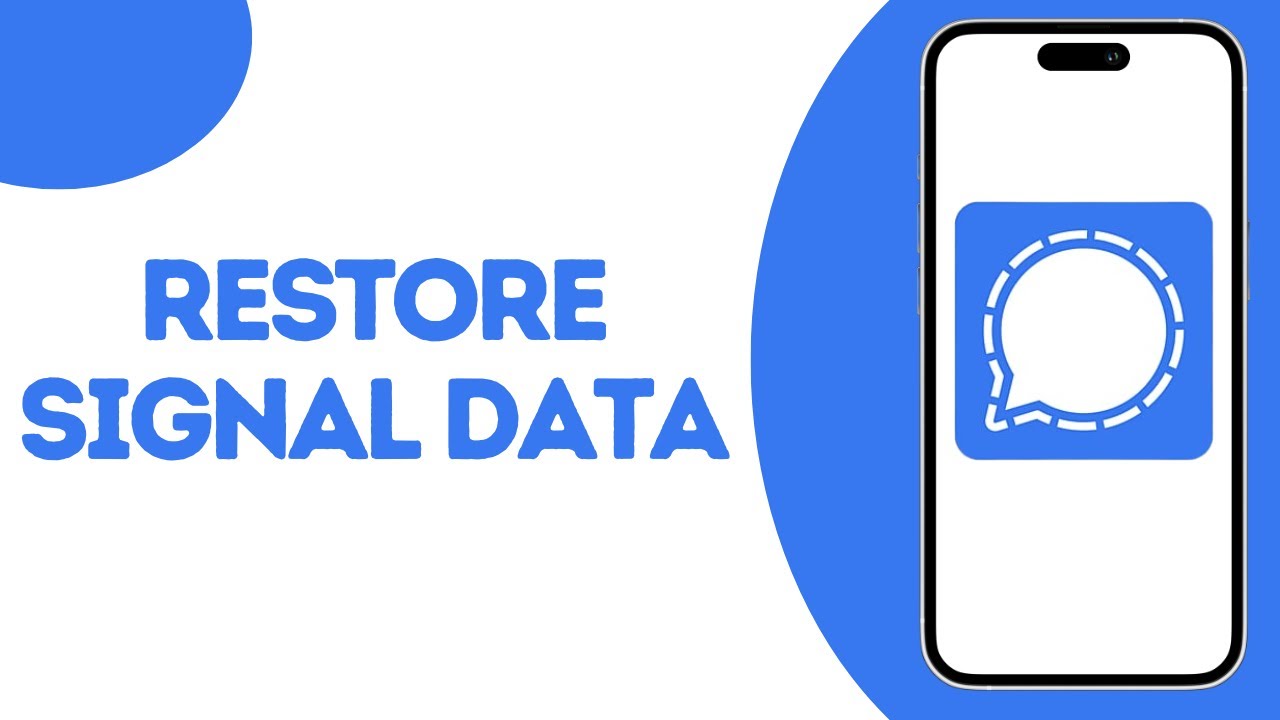 How to Restore Signal Backup in iPhone ?