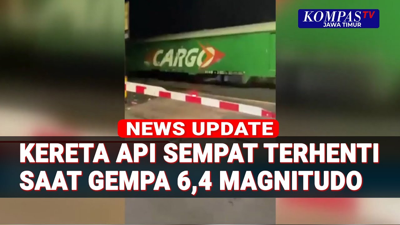Gempa Pacitan M 6,4 Terasa hingga Bantul, Operasional Kereta Api Sempat Terhenti