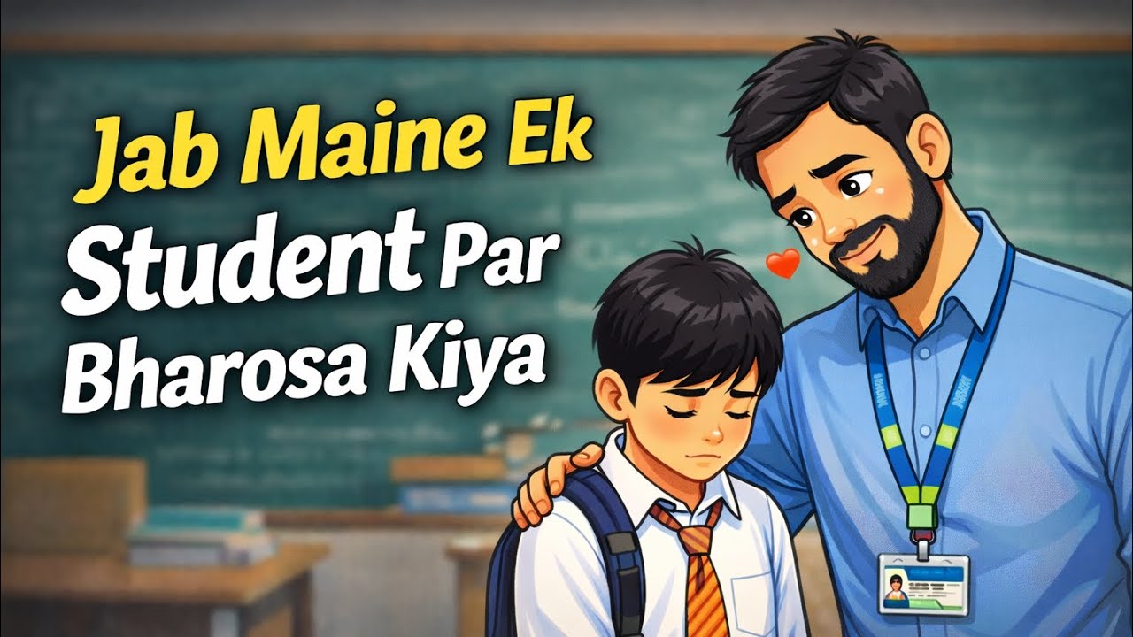 Jab Maine Ek Student Par Bharosa Kiya Uski Zindagi Badal Gayi || @kahani_by_me