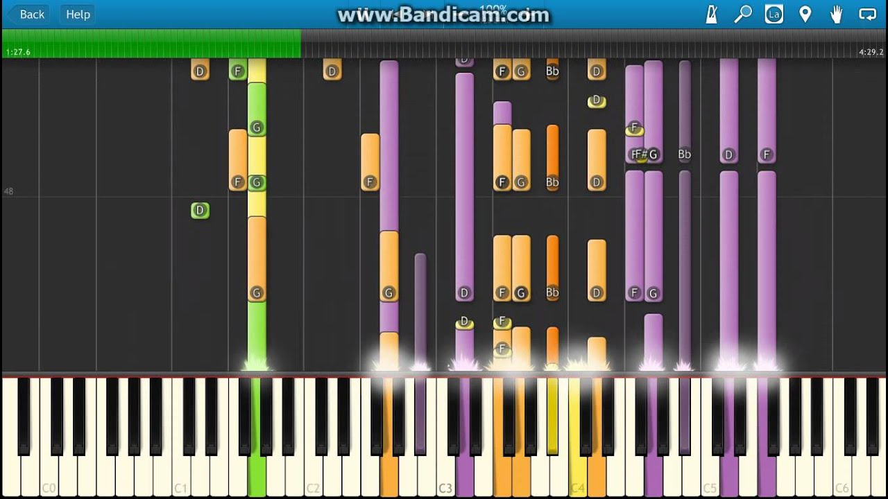 Pink Floyd - The Great Gig In The Sky Piano Tutorial - Synthesia