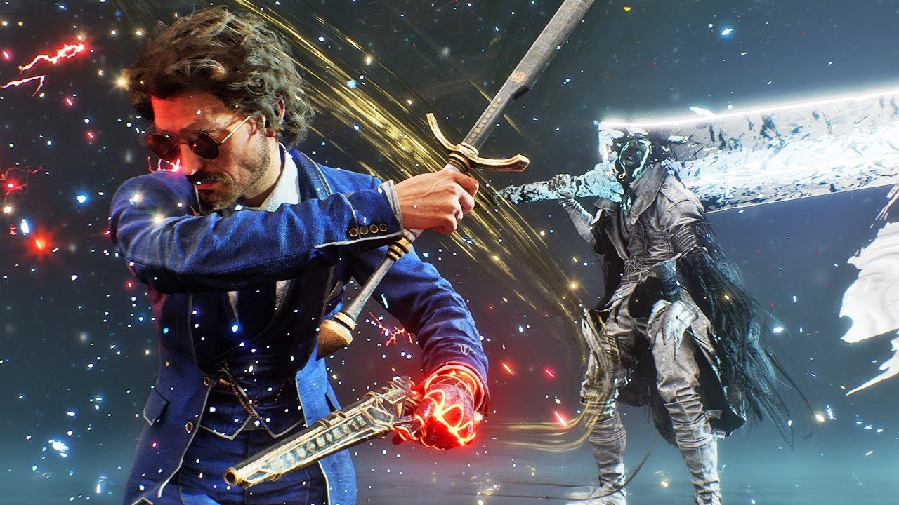 Beating SIMON (Divergent Star) with every character, SOLO - No Hit, NG+5, Perfect Parry (EXPERT)
