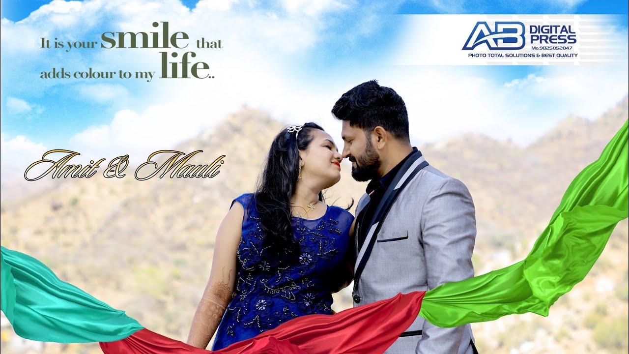 valam avo ne song  .......   Amit & mauli preweeding song   by  ab digital press