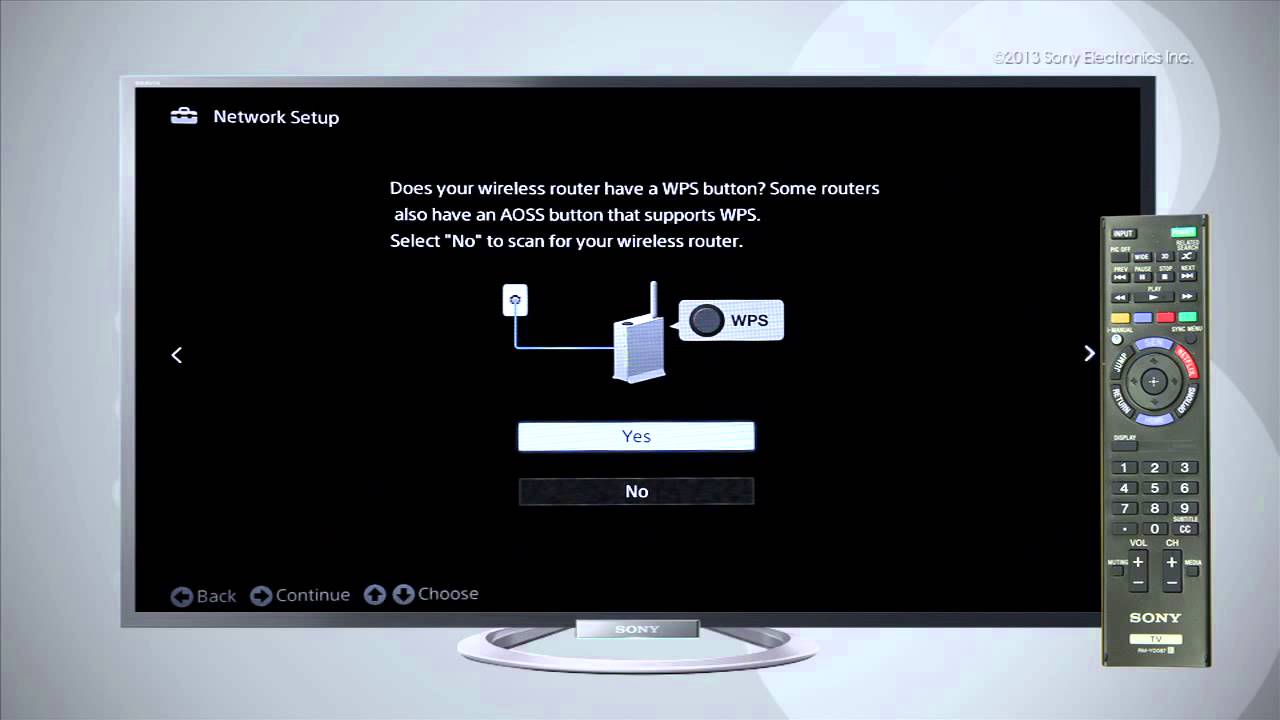 Sony | Connect older LCD TVs (models sold 2013 & earlier) with built-in Wi-Fi to a wireless network