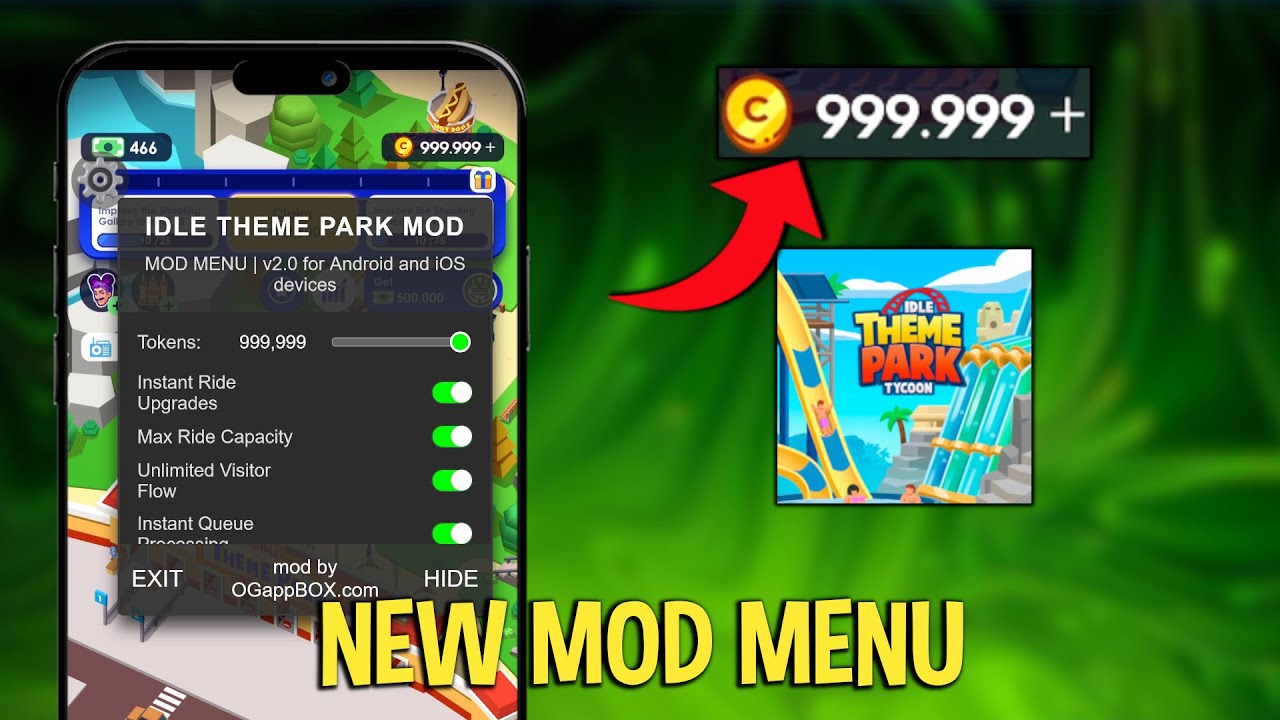 Idle Theme Park Tycoon Hack 2025 &ndash; Free Unlimited Tokens MOD 🎢