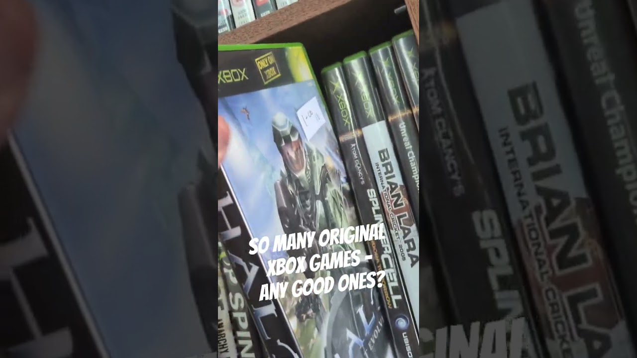 So many original Xbox games - any good ones? #Xbox #Microsoft #RetroGames #CharityShopFinds