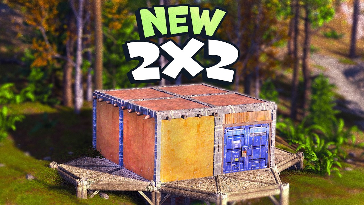The DIRT. 2x2 Super SIMPLE & CHEAP & COZY for ONLINE DEFENSE (90 ROCKETS) - rust base design