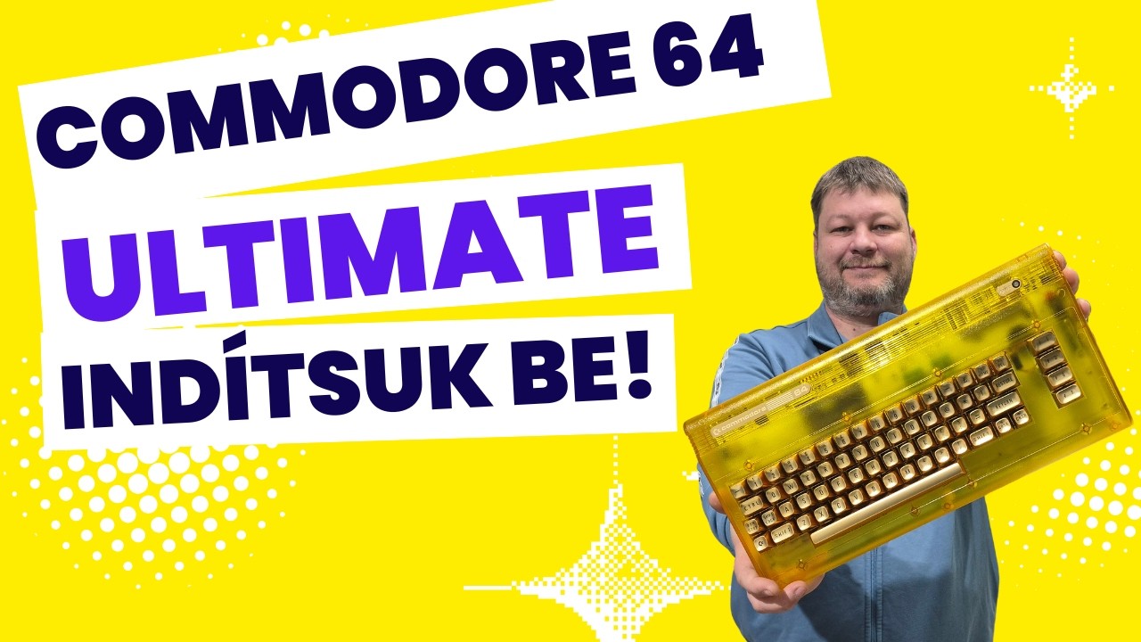 Ind&iacute;tsuk be! - Első indul&aacute;s! - Commodore 64 Ultimate Founder Edition
