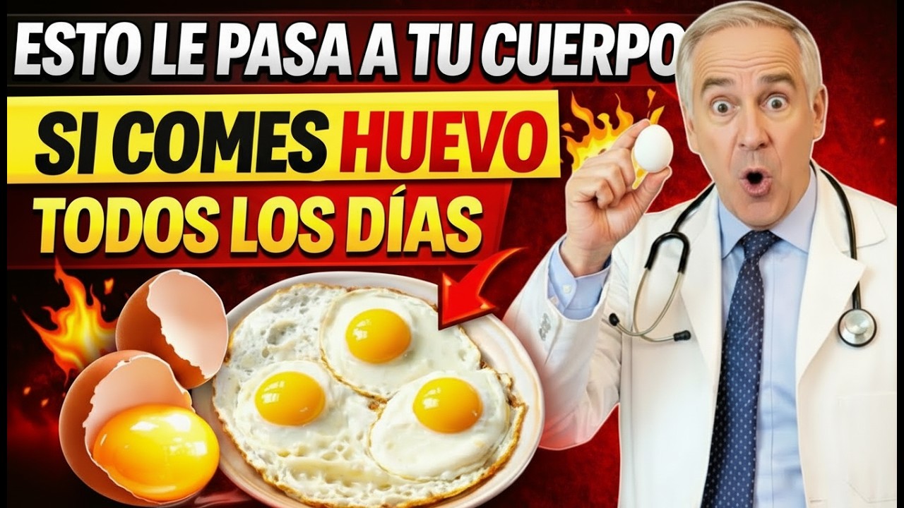 ESTO le pasa a tu cuerpo si comes HUEVO todos los días | Según experto