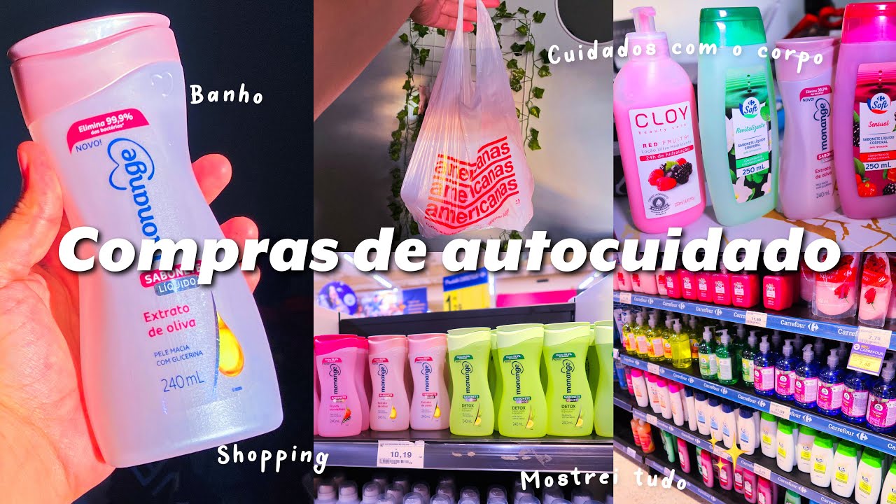 UM DIA DE COMPRAS DE AUTOCUIDADO💕compras no shopping, banho, haul