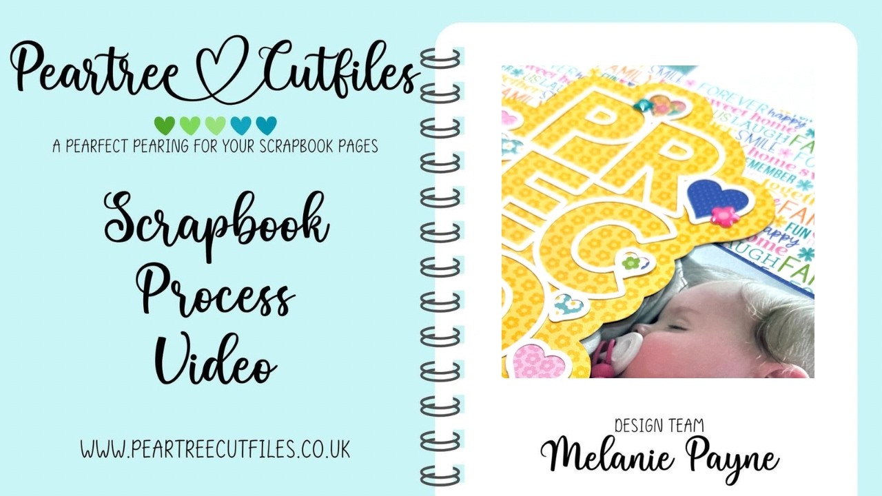 Scrapbook Layout Process Video//Peartree Cutfile DT//Precious Pearscription Cutfile