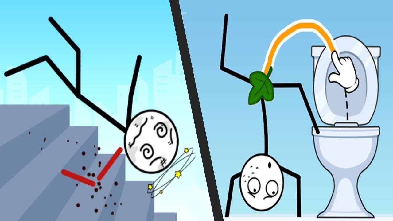 RAGDOLL BREAK KICK LOSER vs TOILET TIME - All Levels Satisfying Double Mobile Games ios