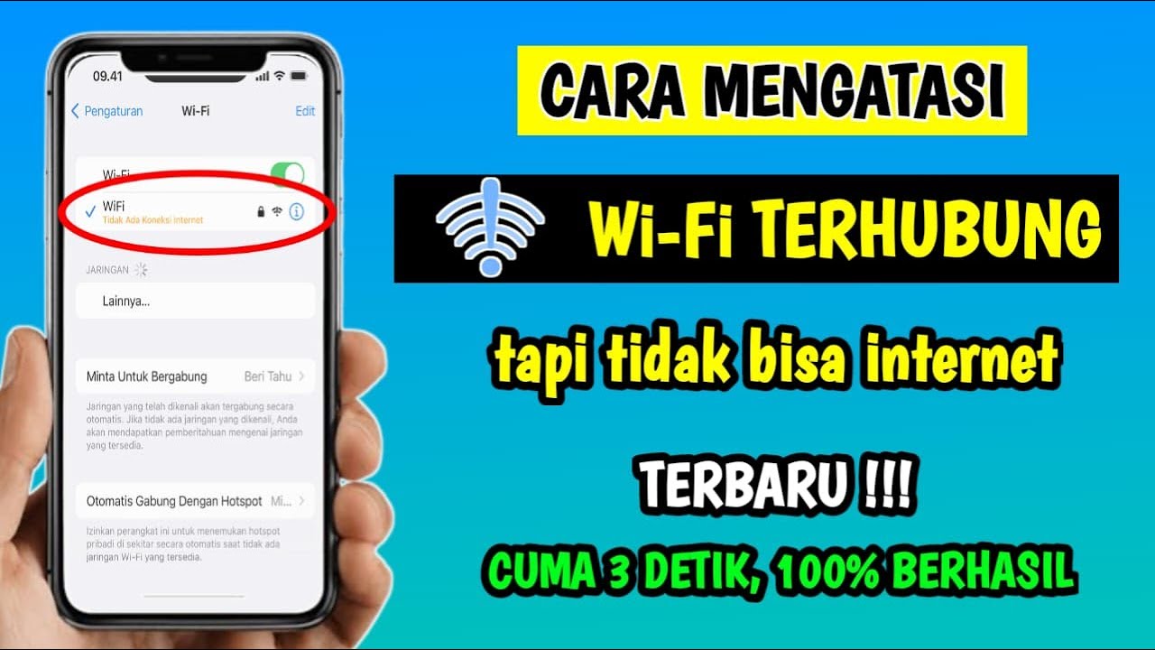 Cara Mengatasi Wifi Tidak Ada Internet | Cara Mengatasi Wifi Terhubung Tapi Tidak Bisa Internet